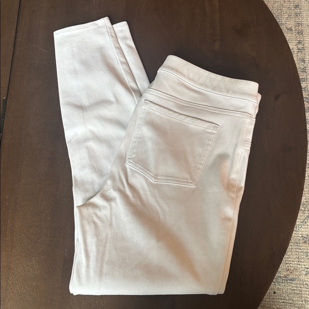 SPANX White Denim Pants